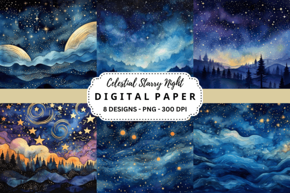 Celestial Starry Night Backgrounds: A Designer's Night Sky Toolkit