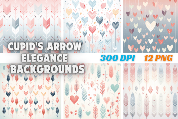 Cupid's Arrow Elegance Backgrounds: A Designer's Guide